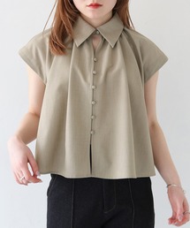 CLEIO | 【CLEIO】ギャザーフレアシャツ(シャツ/ブラウス)