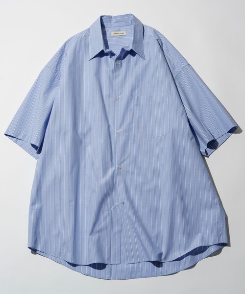 FREAK'S STORE（フリークスストア）の「限定展開 Relax Fit リラックスフィット S/S レギュラーカラーシャツ（シャツ/ブラウス・メンズ・ベージュ/ブルー系その他/サックスブルー/オリーブ/ブラック/チャコールグレー/ホワイト系その他/ホワイト・SMALL/LARGE/MEDIUM）」の8枚目の写真