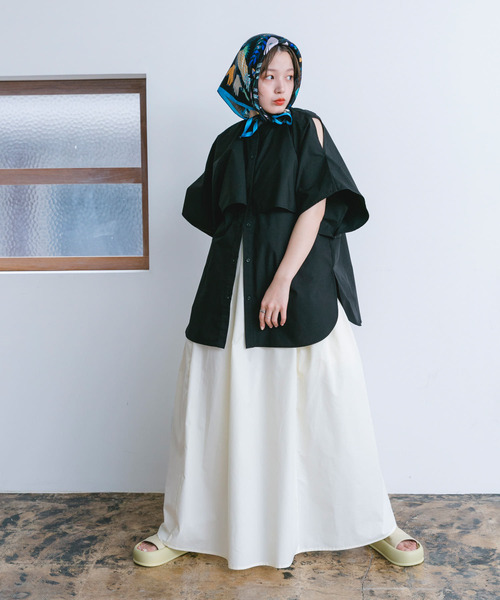 KBF（ケイビーエフ）の「アートプリントスカーフ（バンダナ/スカーフ・レディース・ブルー系その他/レッド系その他・ONE）」の8枚目の写真