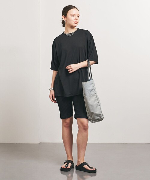 TO UNITED ARROWS(トゥーユナイテッドアローズ)の「<TO UNITED ARROWS>UPDRIFT Tシャツ(Tシャツ/カットソー・レディース・ライトピンク/ブラック/オフホワイト・FREE)」の5枚目の写真