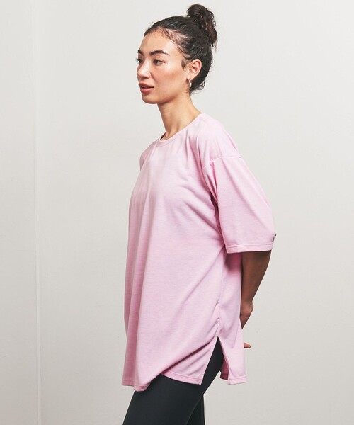 TO UNITED ARROWS(トゥーユナイテッドアローズ)の「<TO UNITED ARROWS>UPDRIFT Tシャツ(Tシャツ/カットソー・レディース・ライトピンク/ブラック/オフホワイト・FREE)」の10枚目の写真