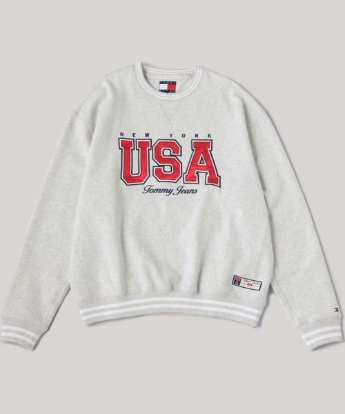もか トミージーンズ 90 スウェット トレーナー  ホワイト 新品未使用 tommy jeans（トミー ジーンズ）の「スケータースウェット（スウェット