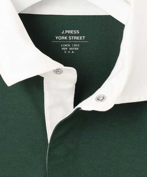 【UNISEX】オーバーシルエットラガーシャツ(ポロシャツ)|J.PRESS YORK STREET(ジェイプレスヨークストリート) 【UNISEX】オーバーシルエットラガーシャツ(ポロシャツ)|J.PRESS YORK STREET(ジェイプレスヨークストリート)