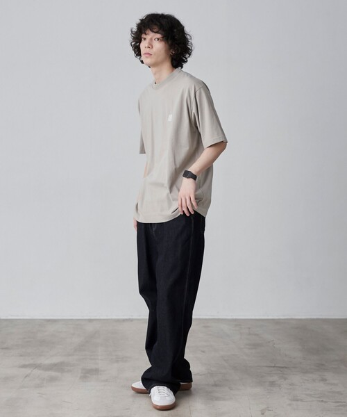 coen(コーエン)の「【WELLTECT】ロゴバックプリントTシャツ(WEB限定カラー)(Tシャツ/カットソー・メンズ・ホワイト/ライトグレー/ブラック・S/M/L/XL)」の5枚目の写真
