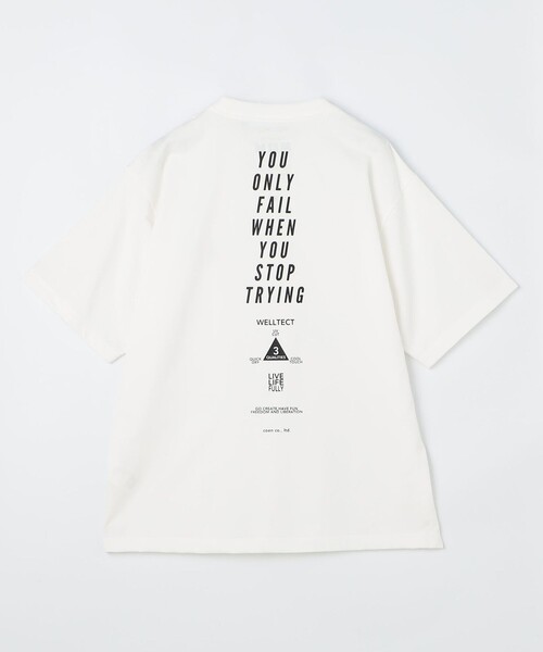coen(コーエン)の「【WELLTECT】ロゴバックプリントTシャツ(WEB限定カラー)(Tシャツ/カットソー・メンズ・ホワイト/ライトグレー/ブラック・S/M/L/XL)」の10枚目の写真