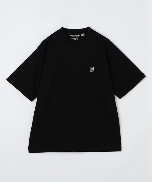 新品未使用品 サンプル品 黒 ブラック ロゴプリント ロゴt カットソー セール】 バックプリントロゴ Tシャツ （Tシャツ）｜S size