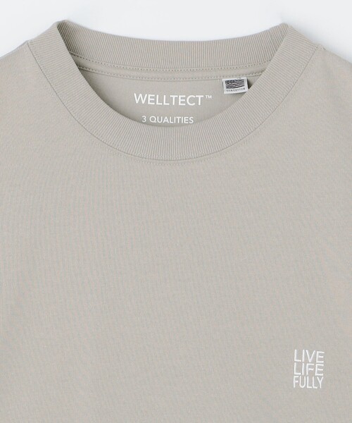 セール】【WELLTECT】ロゴバックプリントTシャツ（WEB限定カラー