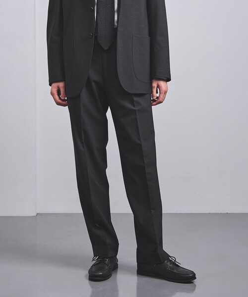 District（ディストリクト）の「＜District＞ ツイル トロピカル  1プリーツ テーパードパンツ（その他パンツ・メンズ・ダークグレー・44/46/48/50）」の9枚目の写真