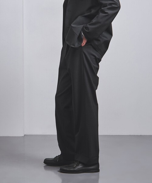 District（ディストリクト）の「＜District＞ ツイル トロピカル  1プリーツ テーパードパンツ（その他パンツ・メンズ・ダークグレー・44/46/48/50）」の10枚目の写真