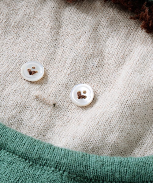 Ne-net（ネネット）の「(O)ねぶくろくんニット（ニット/セーター・レディース・ブラウン/グリーン・03/02）」の6枚目の写真