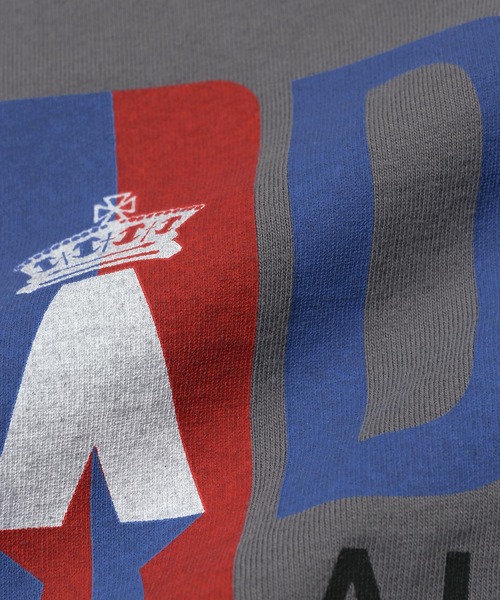 【セール】'DUFFER ALL STARS' COLLEGE TEE：ヴィンテージ加工 カレッジプリント Tシャツ（Tシャツ/カットソー）｜The DUFFER of ST.GEORGE（ザダファーオブセントジョージ）