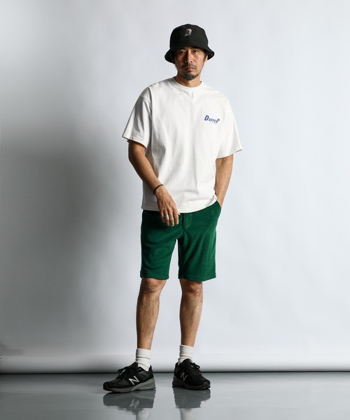 【セール】'DUFFER ALL STARS' COLLEGE TEE：ヴィンテージ加工 カレッジプリント Tシャツ（Tシャツ/カットソー）｜The DUFFER of ST.GEORGE（ザダファーオブセントジョージ）