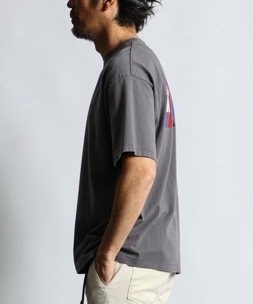 【セール】'DUFFER ALL STARS' COLLEGE TEE：ヴィンテージ加工 カレッジプリント Tシャツ（Tシャツ/カットソー）｜The DUFFER of ST.GEORGE（ザダファーオブセントジョージ）