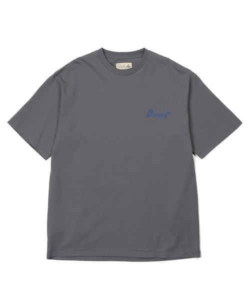 【セール】'DUFFER ALL STARS' COLLEGE TEE：ヴィンテージ加工 カレッジプリント Tシャツ（Tシャツ/カットソー）｜The DUFFER of ST.GEORGE（ザダファーオブセントジョージ）