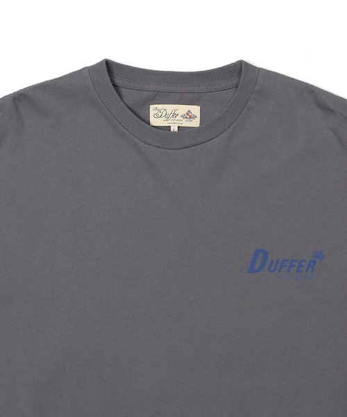 【セール】'DUFFER ALL STARS' COLLEGE TEE：ヴィンテージ加工 カレッジプリント Tシャツ（Tシャツ/カットソー）｜The DUFFER of ST.GEORGE（ザダファーオブセントジョージ）