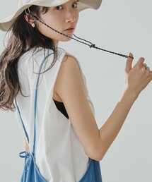 【WELLTECT】タックノースリーブカットソー
