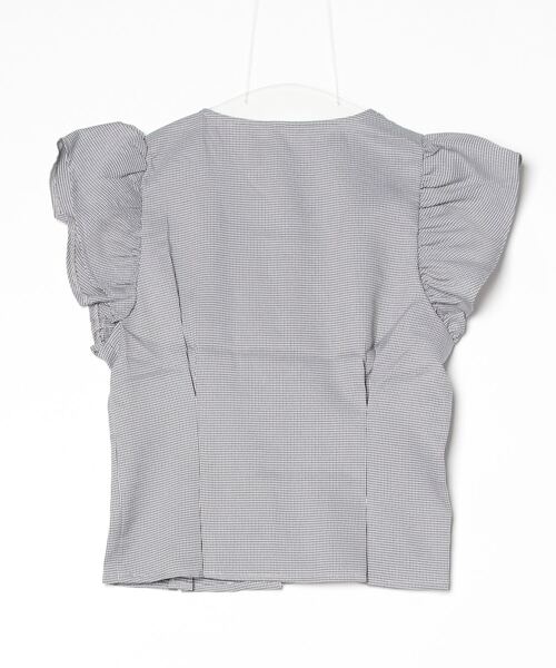 Blasty（ブラスティー）の「BLASTY フリルトップス（シャツ/ブラウス・レディース・ホワイト×ブラック・F）」の2枚目の写真