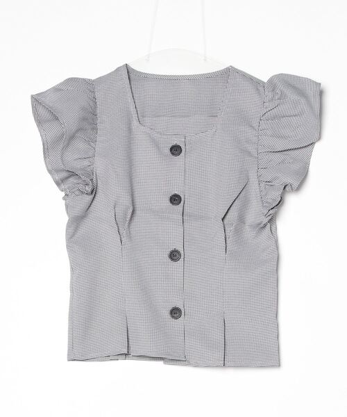 Blasty（ブラスティー）の「BLASTY フリルトップス（シャツ/ブラウス・レディース・ホワイト×ブラック・F）」の14枚目の写真