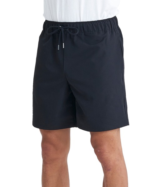 Quiksilver(クイックシルバー)の「QS DRY CLOTH WS/クイックシルバーストレッチウエストゴムバギーショートパンツ(その他パンツ・メンズ・カーキ/ブラック・LARGE/MEDIUM/X-LARGE/SMALL)」の2枚目の写真