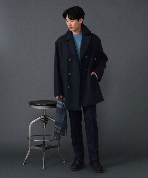 Mackintosh（マッキントッシュ）の「MACKINTOSH / HUMBIE P-COAT ウール ピーコート（ピーコート・メンズ・ネイビー・40/38/36/34）」の9枚目の写真
