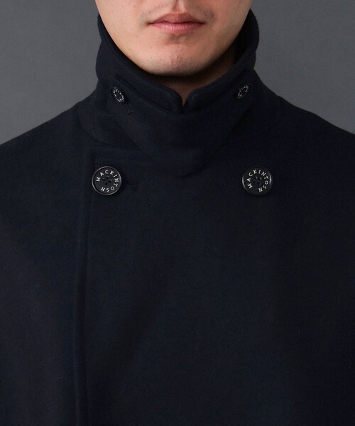 MACKINTOSHマッキントッシュ ウールPコート 38ネイビー英国製 MACKINTOSH / HUMBIE P-COAT ウール ピーコート（ピーコート