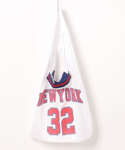 Ocean&Ground（オーシャン&グラウンド）の「ゲームシャツリメイクトート（トートバッグ・キッズ・オレンジ/ホワイト/ブラック/ライトブルー・FREE）」の3枚目の写真