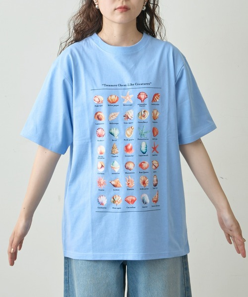 CIAOPANIC TYPY(チャオパニックティピー)の「【WEB限定】【UNISEX】アソートコレクターTee(Tシャツ/カットソー・レディース・ホワイト系その他/ライトグレー/ホワイト系その他2/ブラック/スカイブルー・MEDIUM/LARGE)」の16枚目の写真