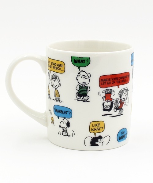GEORGE'S（ジョージズ）の「スヌーピー レトロカラーマグ  トーク（グラス/マグカップ/タンブラー・レディース・ホワイト・FREE）」の3枚目の写真