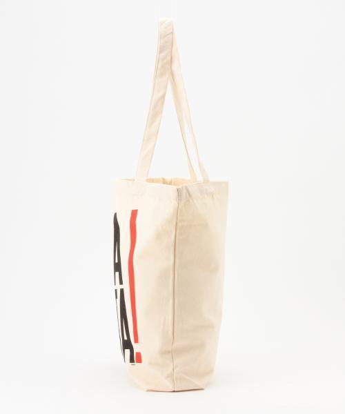Ray BEAMS（レイビームス）の「PIZZANISTA / ロゴトート（トートバッグ・レディース・ホワイト系その他/ブラック・ONE SIZE）」の5枚目の写真