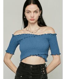 EMODA | フィットクロスバンドトップ(Tシャツ/カットソー)