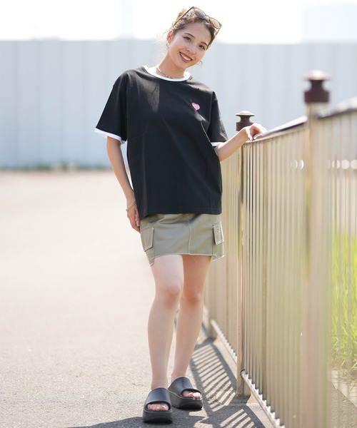 新品　LOVEBOAT コギャル　メッシュTシャツ しっぽ付きスカート　140 セール】LOVE BOAT/ラブボート Tシャツ DESI LB-ST07（Tシャツ