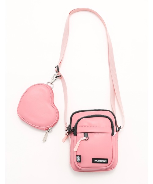 Little sunny bite（リトルサニーバイト）の「mini shoulder bag（ショルダーバッグ・レディース・グリーン/ピンク/シルバー・FREE）」の14枚目の写真