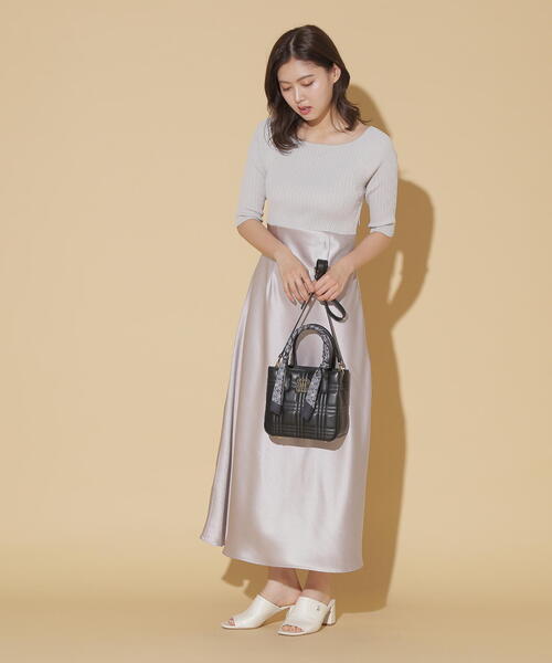 JILL by JILL STUART(ジルバイジルスチュアート)の「【WEB限定】LinkJ スカーフミニバッグ(ハンドバッグ・レディース・ピンク/ブルー/ブラック・FREE)」の14枚目の写真