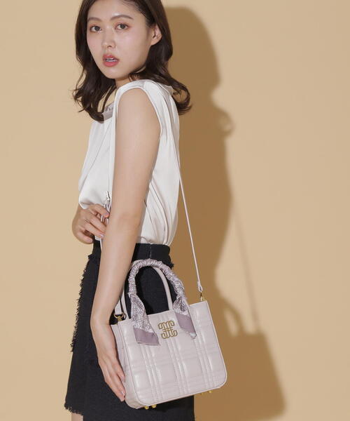 JILL by JILL STUART(ジルバイジルスチュアート)の「【WEB限定】LinkJ スカーフミニバッグ(ハンドバッグ・レディース・ピンク/ブルー/ブラック・FREE)」の17枚目の写真