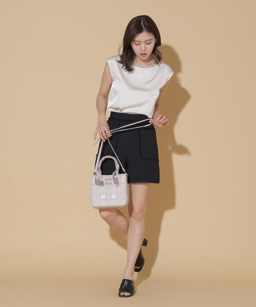 JILL by JILL STUART(ジルバイジルスチュアート)の「【WEB限定】LinkJ スカーフミニバッグ(ハンドバッグ・レディース・ピンク/ブルー/ブラック・FREE)」の18枚目の写真