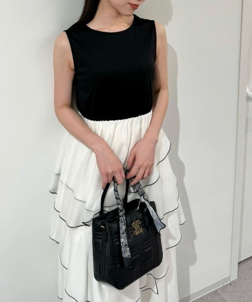 JILL by JILL STUART(ジルバイジルスチュアート)の「【WEB限定】LinkJ スカーフミニバッグ(ハンドバッグ・レディース・ピンク/ブルー/ブラック・FREE)」の6枚目の写真