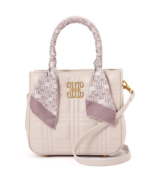 JILL by JILL STUART(ジルバイジルスチュアート)の「【WEB限定】LinkJ スカーフミニバッグ(ハンドバッグ・レディース・ピンク/ブルー/ブラック・FREE)」の8枚目の写真