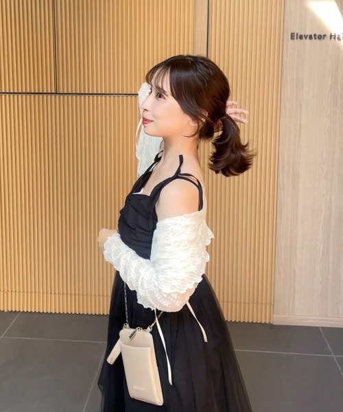 muguet(ミュゲ)の「オケージョン / ボレロ / レースボレロ(カーディガン/ボレロ・レディース・アイボリー/ピンク・FREE)」の11枚目の写真