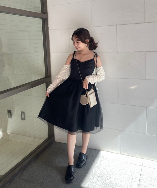 muguet(ミュゲ)の「オケージョン / ボレロ / レースボレロ(カーディガン/ボレロ・レディース・アイボリー/ピンク・FREE)」の10枚目の写真