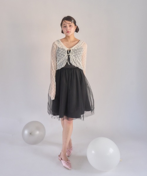 muguet(ミュゲ)の「オケージョン / ボレロ / レースボレロ(カーディガン/ボレロ・レディース・アイボリー/ピンク・FREE)」の22枚目の写真