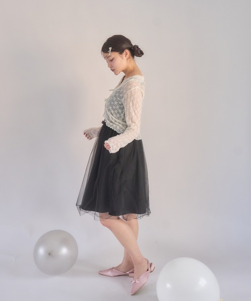 muguet(ミュゲ)の「オケージョン / ボレロ / レースボレロ(カーディガン/ボレロ・レディース・アイボリー/ピンク・FREE)」の20枚目の写真