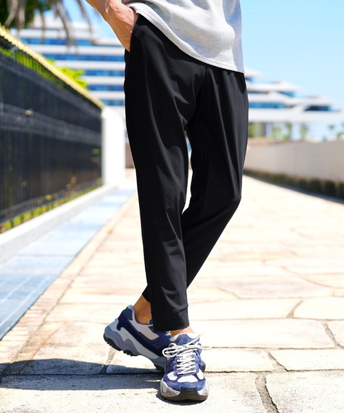 jiggys shop(ジギーズショップ)の「接触冷感ストレッチジョガーイージーパンツ(その他パンツ・メンズ・ネイビー/ブラック/チャコールグレー・MEDIUM/LARGE/X-LARGE)」の2枚目の写真