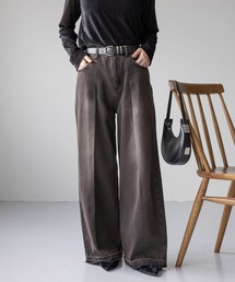 RAGEBLUE | ヴィンテージライクオーバーダイワイドデニム(デニムパンツ)