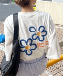 RETRO GIRL | サガラ刺繍TEE(Tシャツ/カットソー)