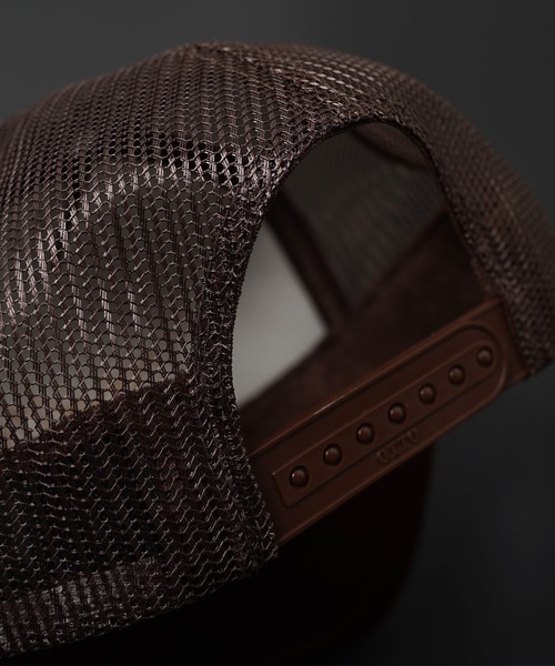 【RIPPER】スクリプトロゴ刺繍 メッシュキャップ / Script Logo Embroidery Mesh Cap（キャップ）｜RIPPER（リッパー）