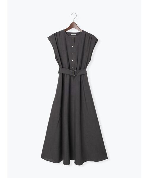 美品*テチチTechichi ロングミモレ丈 お洒落なパネル柄ウエストギャザーフレアワンピース*Mサイズ MICHIKO LONDON - ミチコロンドン☆新品お洒落甚平☆110の通販 by