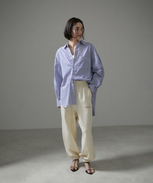 AMERICANA（アメリカーナ）の「【Americana for SALON】別注ロゴスウェットパンツ（スウェットパンツ・レディース・オフホワイト/ブラック・FREE）」の20枚目の写真