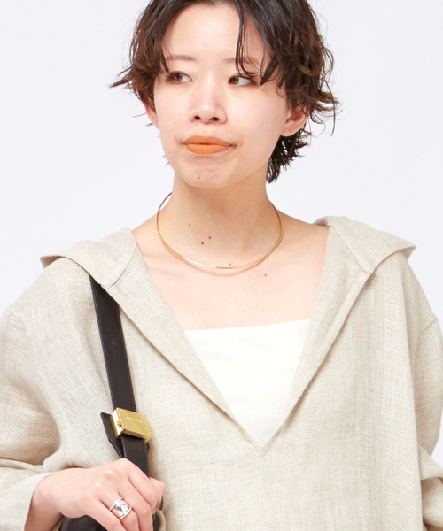 AP STUDIO（エーピーストゥディオ）の「【ALT/オルト】skinny choker gold（ネックレス・レディース・ゴールド・FREE）」の8枚目の写真