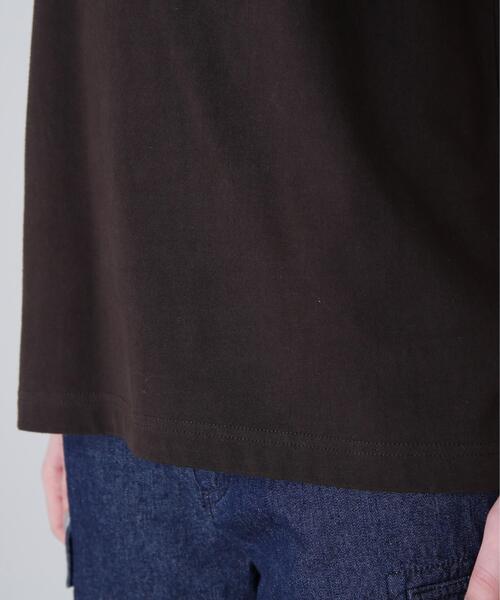 AVIREX(アヴィレックス)の「《CROSSOVER》DENIM POCKET T-SHIRT / クロスオーバー デニム ポケット Tシャツ(Tシャツ/カットソー・レディース・オリーブ系/ホワイト/ブラック・F)」の10枚目の写真