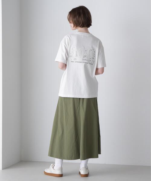 AVIREX(アヴィレックス)の「《CROSSOVER》DENIM POCKET T-SHIRT / クロスオーバー デニム ポケット Tシャツ(Tシャツ/カットソー・レディース・オリーブ系/ホワイト/ブラック・F)」の16枚目の写真